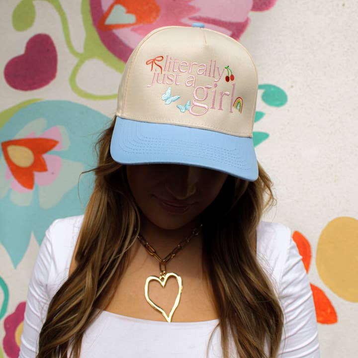 Summer Tees - Vendita all'ingrosso Cappellino da camionista - Donna - BERRETTO IN TELA CON ICONA LETTERALMENTE SOLO UNA RAGAZZA