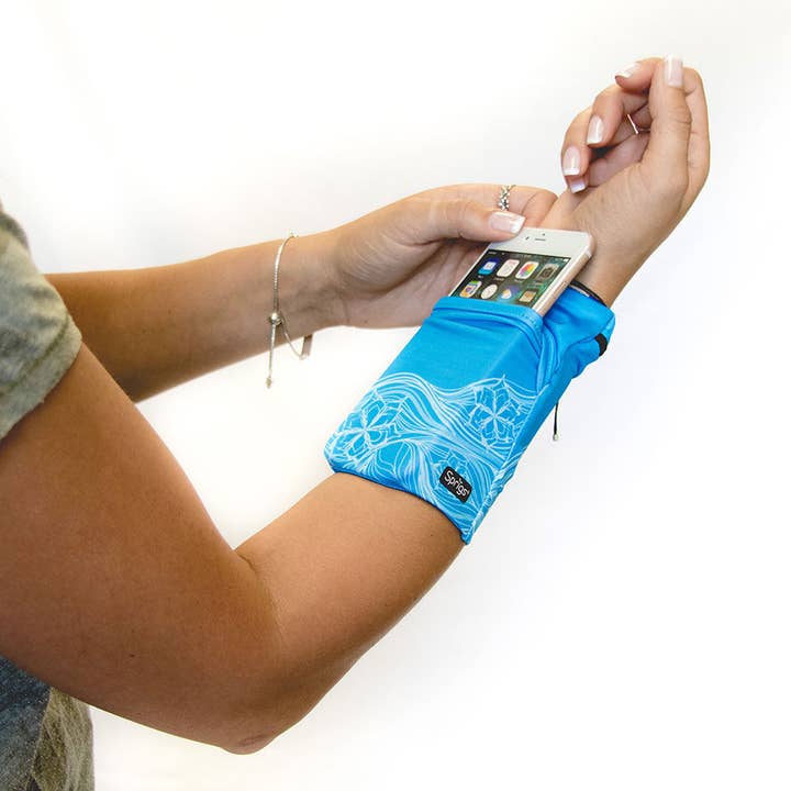 2 Pocket Surf Wrist Wallet for wholesale by Sprigs