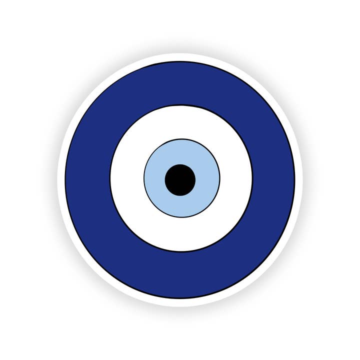 Mauvais Œil | Pleine Conscience | Autocollant Imperméable | 2,5" pour la vente par Rebel and Siren Stickers