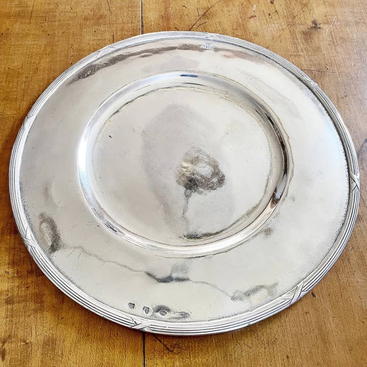 Vintage Silver Plated Serving Tray from an Italia Line Ship and other Purchase Wholesale silver plated trays. Free Returns & Net 60 Terms on Faire trending on Faire.
