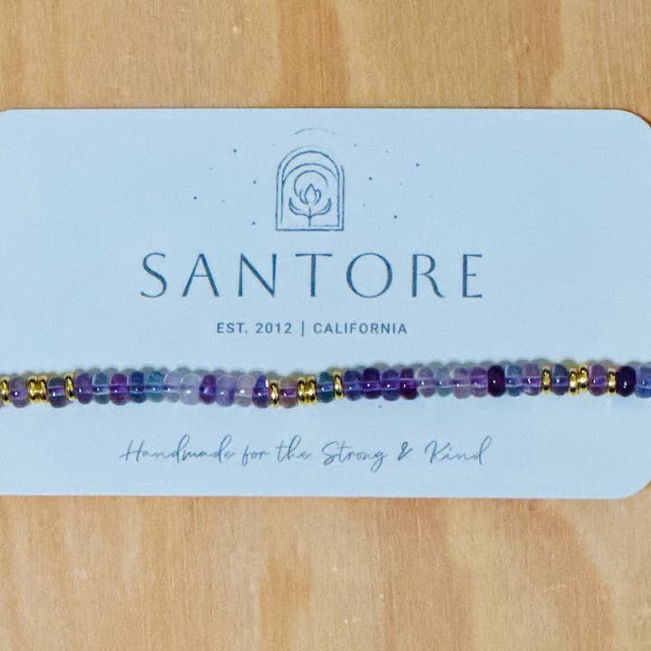 Santore Jewelry Company - Wholesale Beaded Bracelet - Linea Beaded Stretch Bracelet - Ships Carded47
