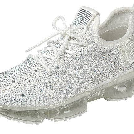 Mars Sky Shoes Wholesale - Vente Baskets tendance – femme - Pack de 18 paires de baskets transparentes en Flyknit avec strass pour femmes Forever FLOW-22 - 18,45/paire6