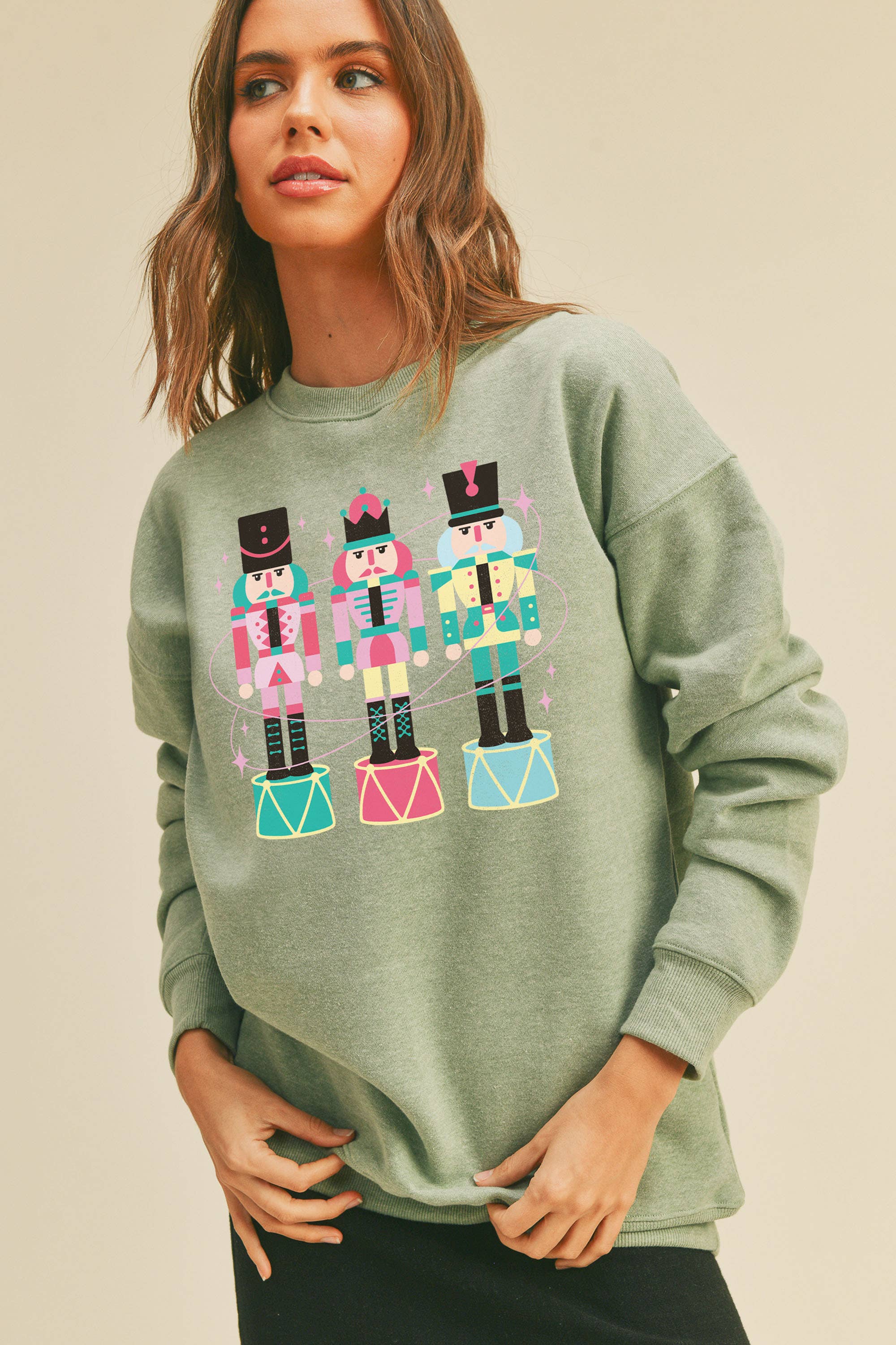 Honestee - Wholesale Sweatshirt - Women's - The Nutcracker Long Sleeve Sweatshirt3