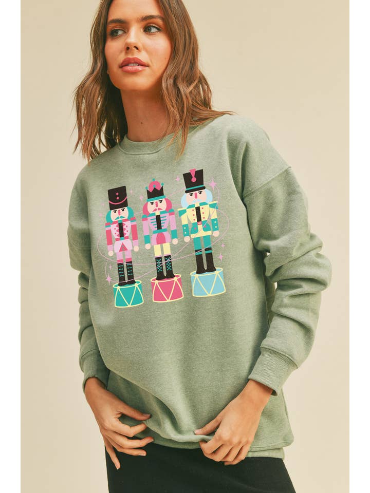 Honestee - Wholesale Sweatshirt - Women's - The Nutcracker Long Sleeve Sweatshirt3