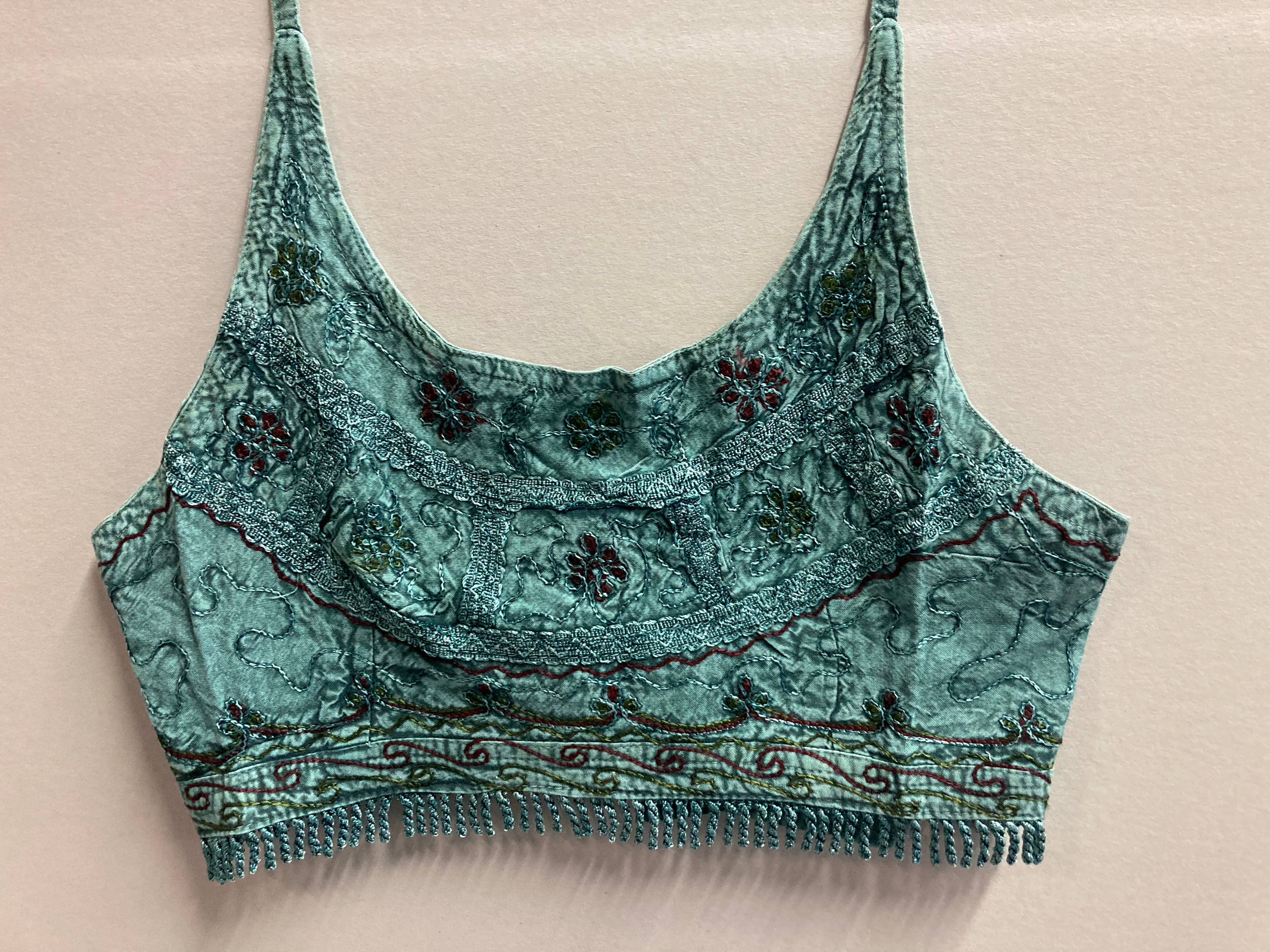 Magic Touch Corp - Wholesale Blouse - Women's - Acid wash tie top1