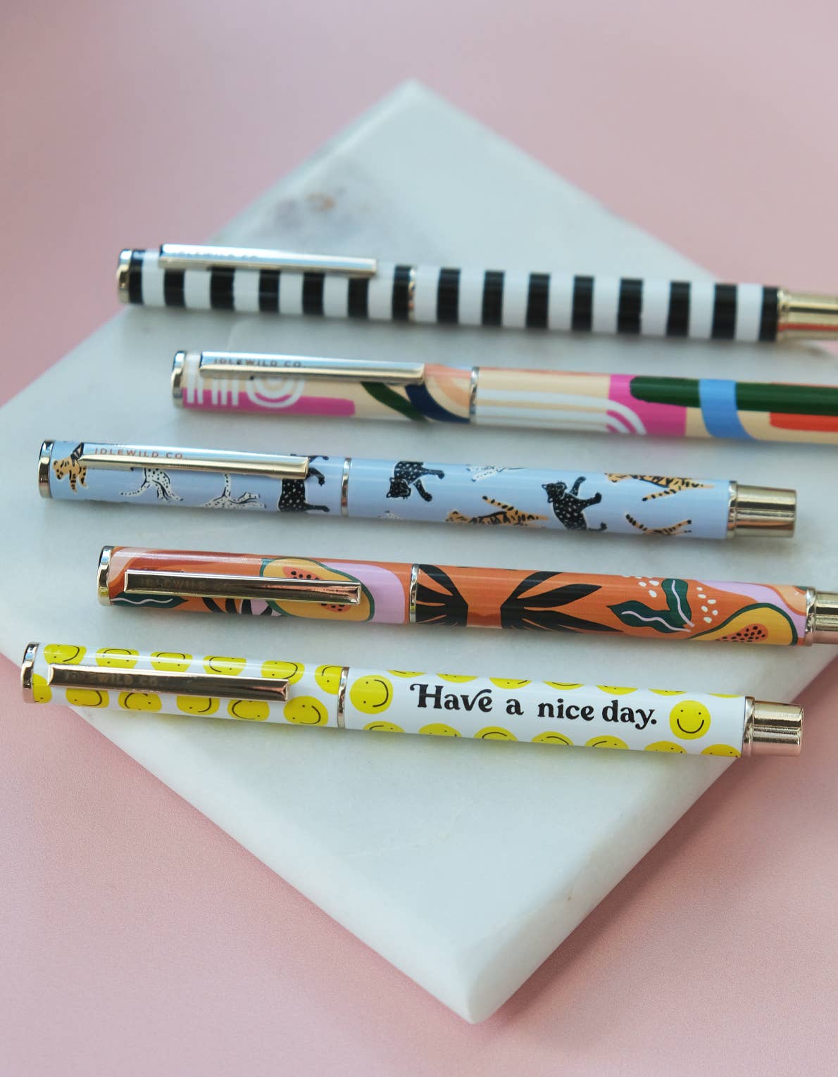 Idlewild Co. - Wholesale Pen - Color Block Rollerball Luxe Pen1