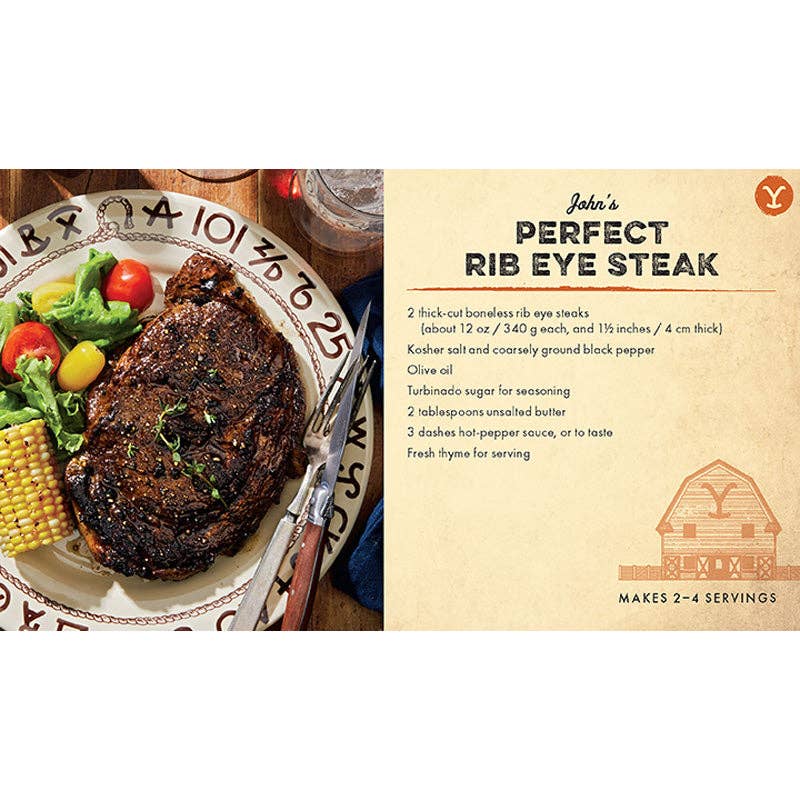 Insight Editions - #1 Pop Culture Publisher - Vente Fiche recette - Yellowstone : La boîte à recettes officielle du ranch Dutton (NOUVEAU !)4