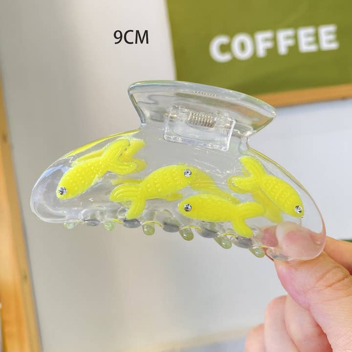 ACCITY - Wholesale Hair Clip - Women's - CUTE ANIMAL FISH ACETIC ACID HAIR CLIP_CWAHA0557