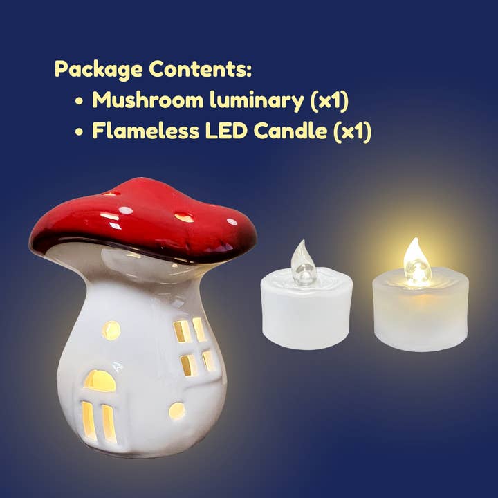 Streamline - Wholesale Decorative tabletop object - Mushroom Luminary4