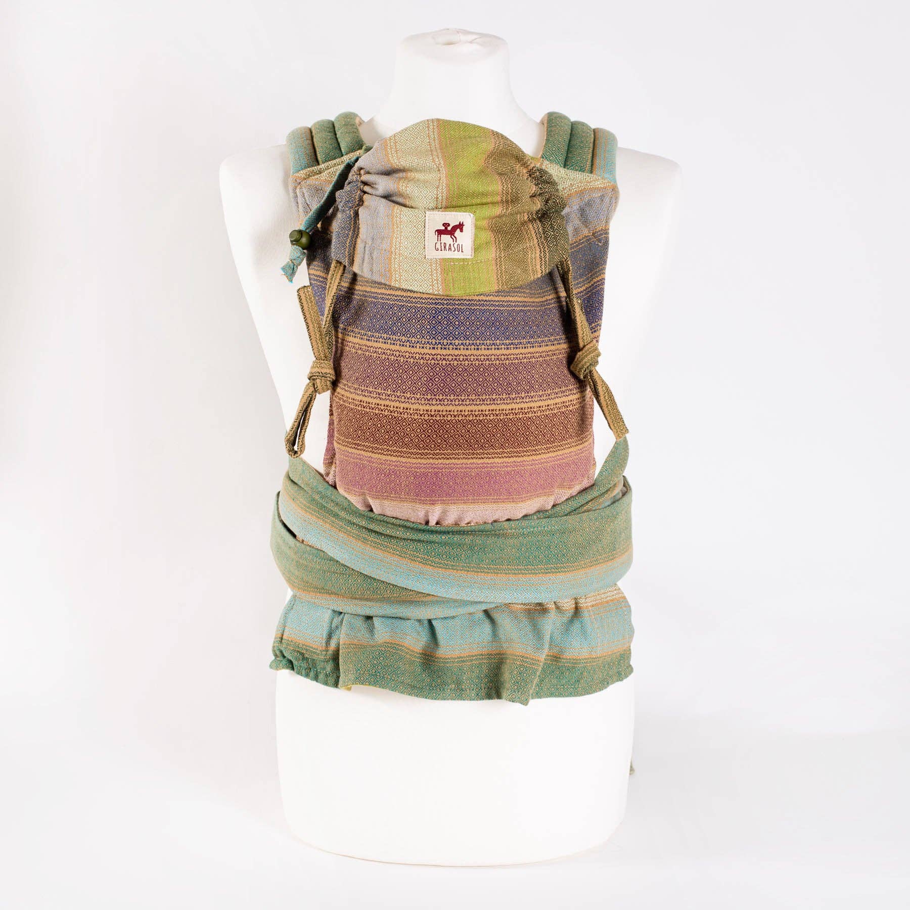Girasol - Wholesale Baby Carrier - MySol Rayos d'oro baby carrier, suitable from birth, handwoven1