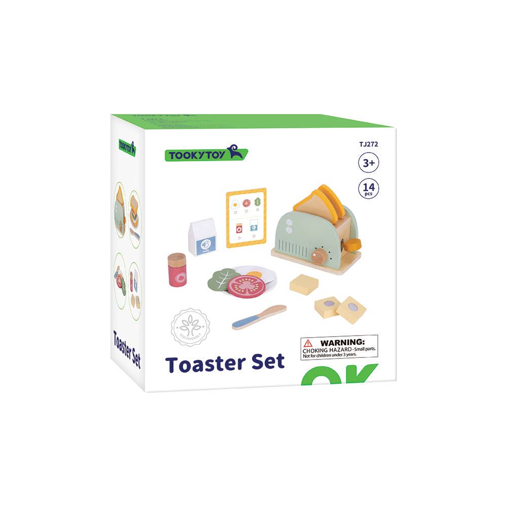AJ Aguiar - Wholesale Toy Set - Kids - Madeira Toaster Set 14 Pcs 3+1