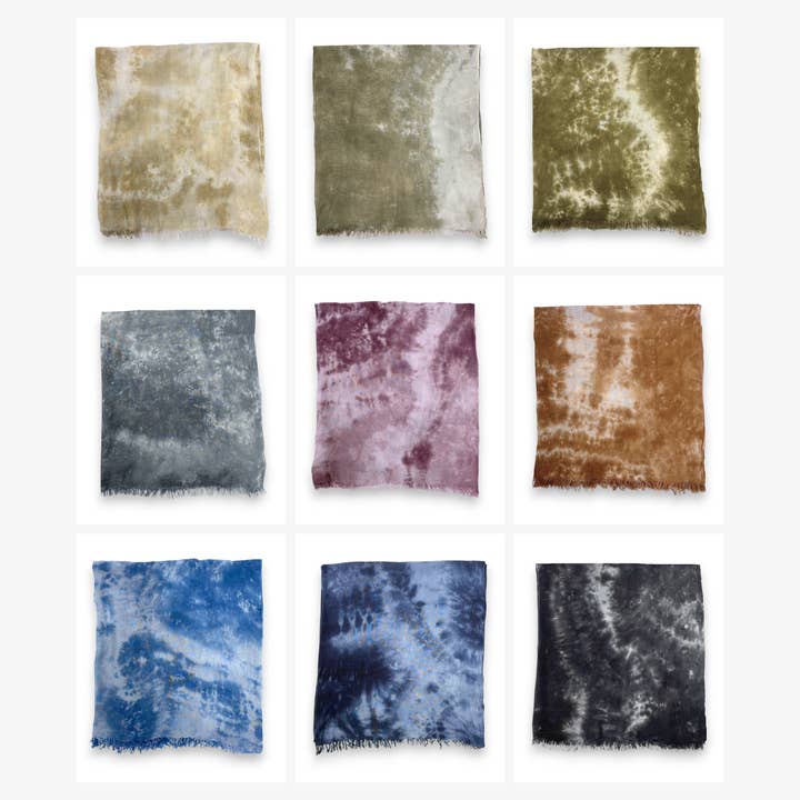 Lili Scarves – wholesale Scarf – Women's – Pure Modal Tie Dye Scarf2
