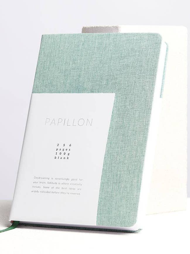Dzukou Papillon — Cuaderno de lino, A5, tapa dura, páginas en blanco para venta al por mayor de Dzukou B.V.
