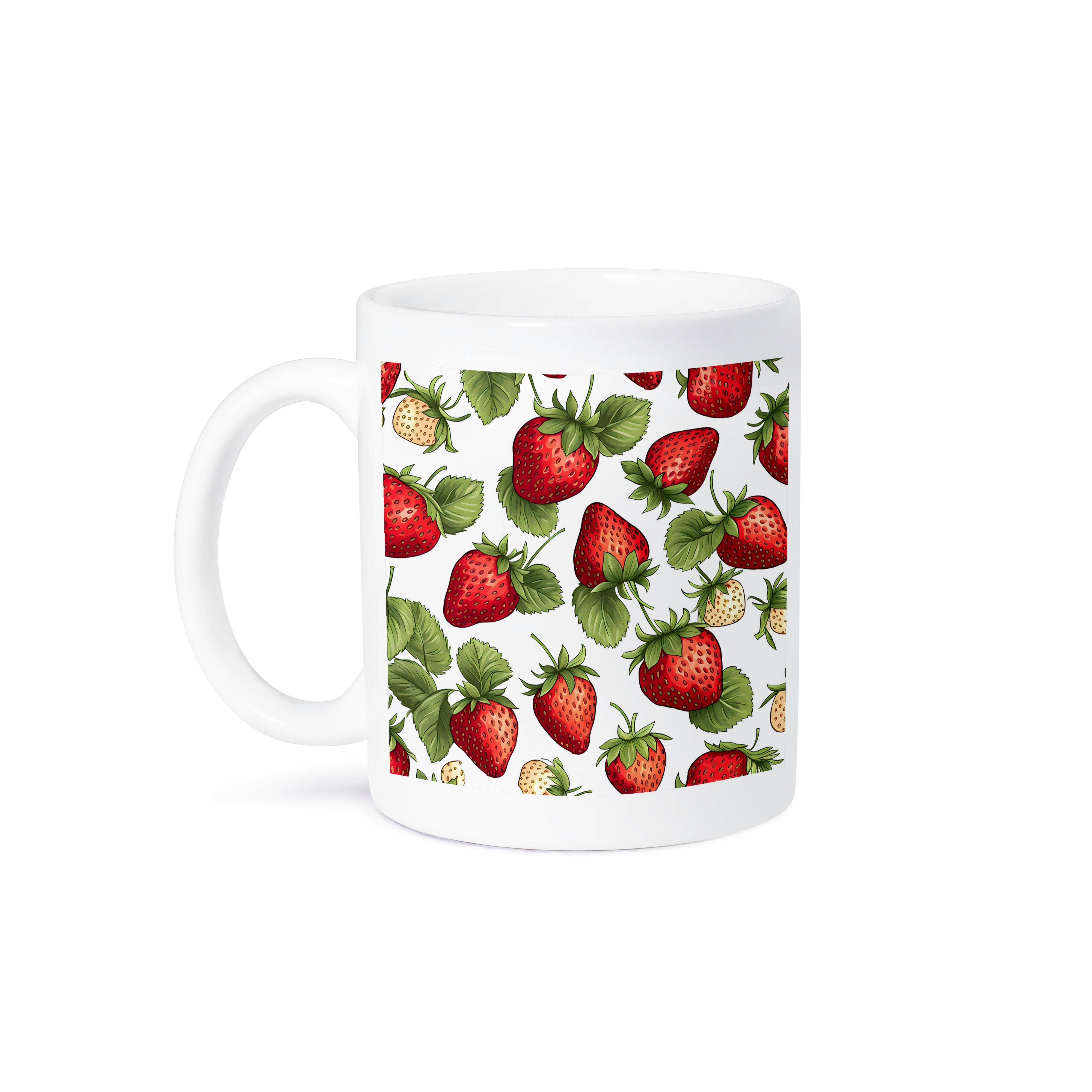 3dRose - Wholesale Coffee Mug - 3dRose, Cute Strawberry Background, Mug8