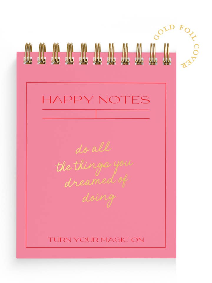 Do All The Things Happy Notes Mini Notebook for wholesale by Sublime & Co.