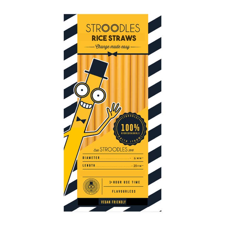 40 Rice Pasta Straws for wholesale by Stroodles