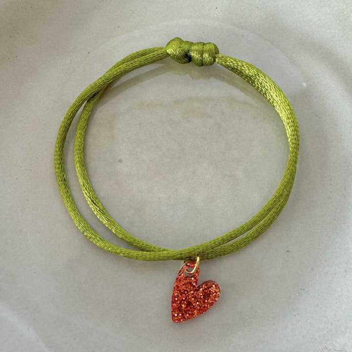 Bracelet Lume Charms Festive| Heart - Copper for wholesale by vanMauZ