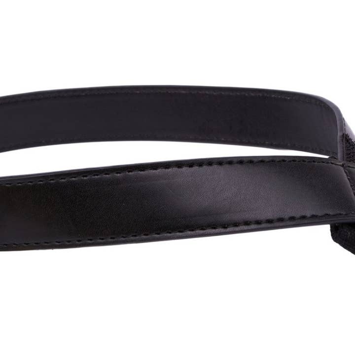 Myself Belts - Wholesale Belt - Kids - Black faux Leather0