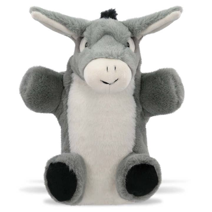 Super Soft Plush Hand Puppet - Donkey for wholesale by Cota Global