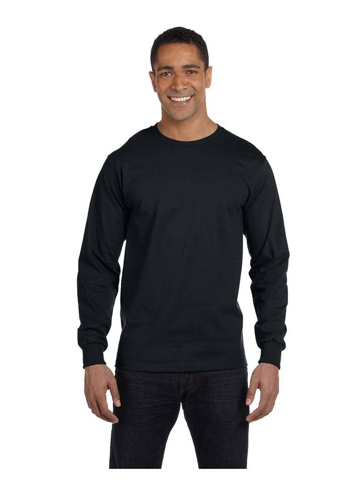 Total Apparel - Wholesale T-Shirt - Unisex - Gildan Dryblend 50/50 Long Sleeve Blank T-Shirt | 840019