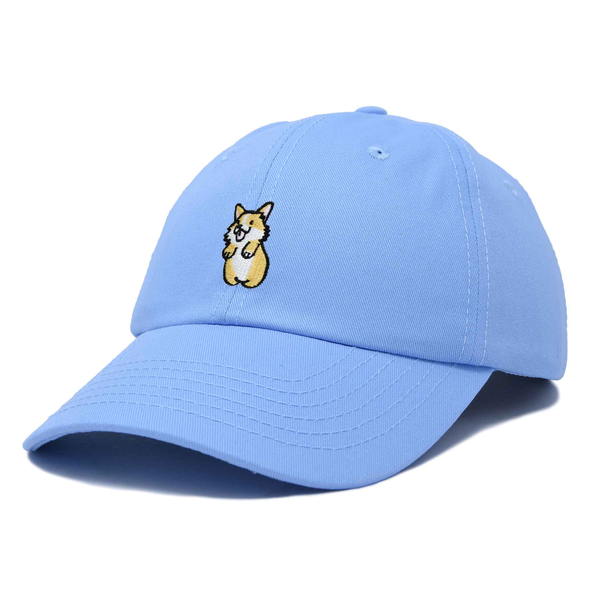 Dalix - Wholesale Baseball Cap - Women's - DALIX Cute Leaping Corgi Hat Womens Embroidered Baseball Cap11