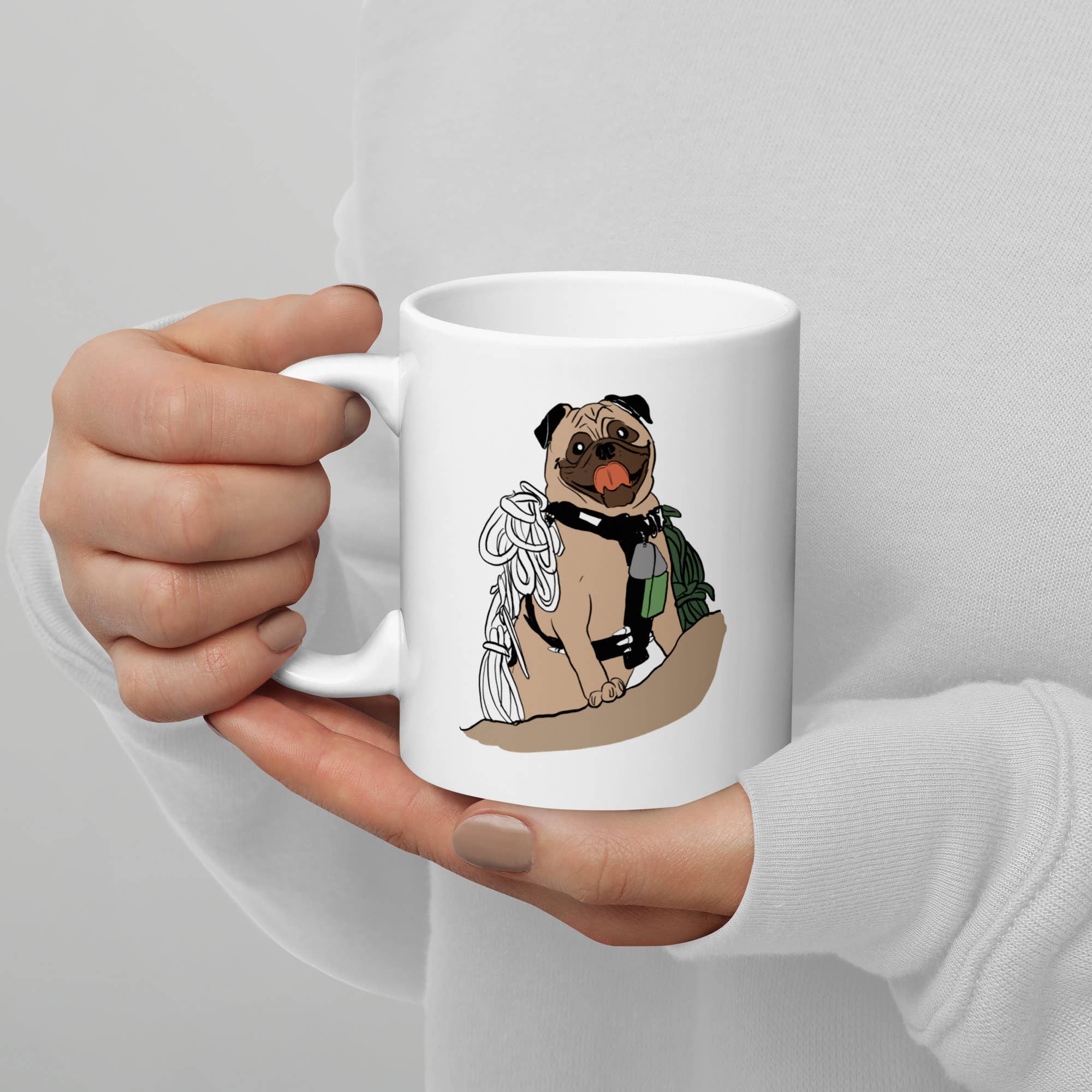 Club No-Kill 2027 Coffee Mugs - Wholesale Coffee Mug - Vinny the Pug Coffee Mugs                     7