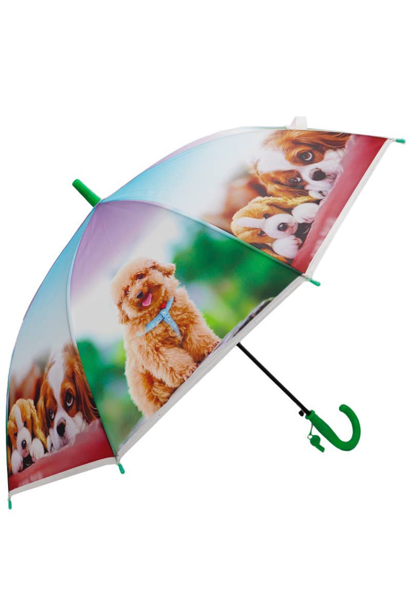 COME MOSTRATO Ombrello Traslucido in Eva con Stampa di Gattini e Cuccioli per Bambini in vendita all'ingrosso su Faire5