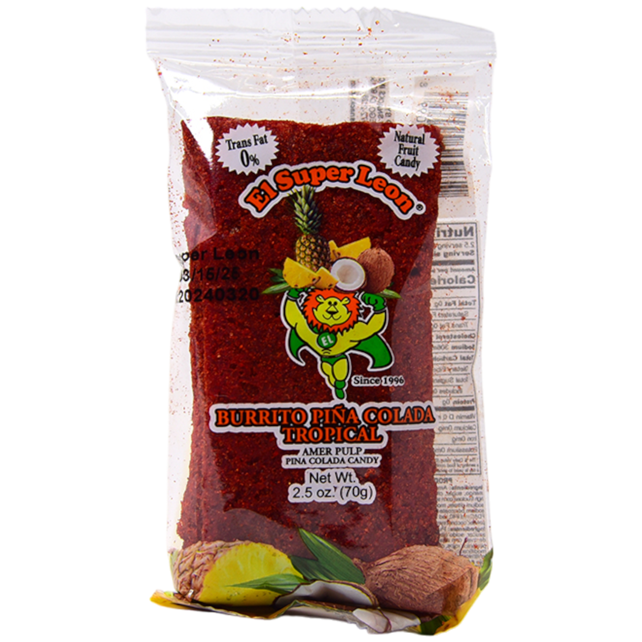 Cow Crack Wholesale - Wholesale Gummy - El Super Leon Burritos Pina Colada Tropical 1