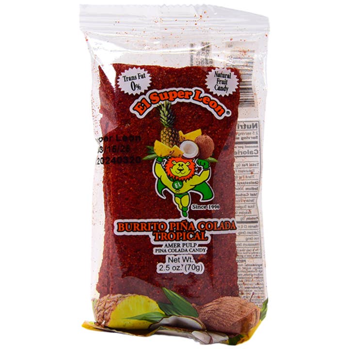 Cow Crack Wholesale - Wholesale Gummy - El Super Leon Burritos Pina Colada Tropical 1