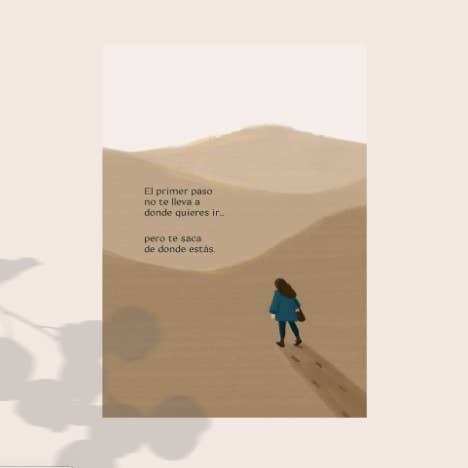 “The First Step” notebook for wholesale by Transversal Life