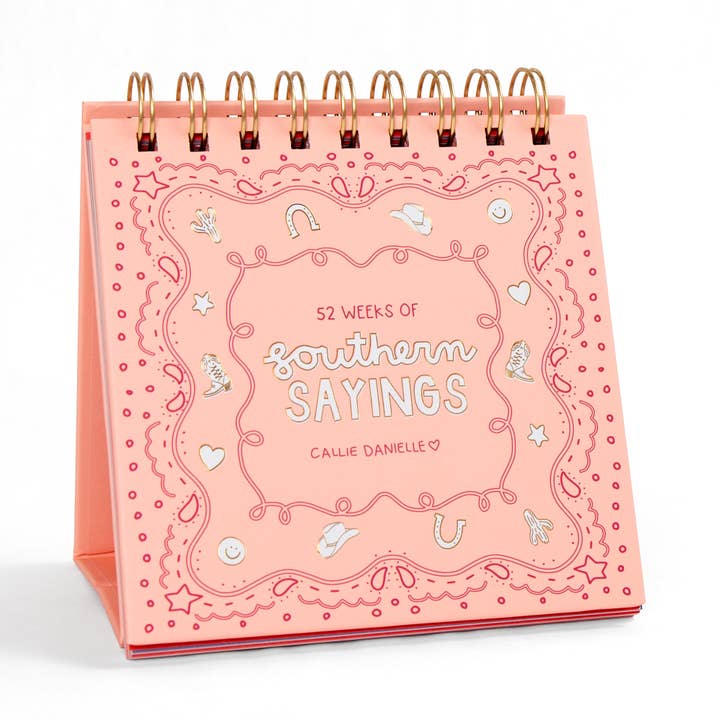 Callie Danielle – Großhandel Kalender – 52 Wochen südliche Redewendungen - Tischkalender zum Umblättern