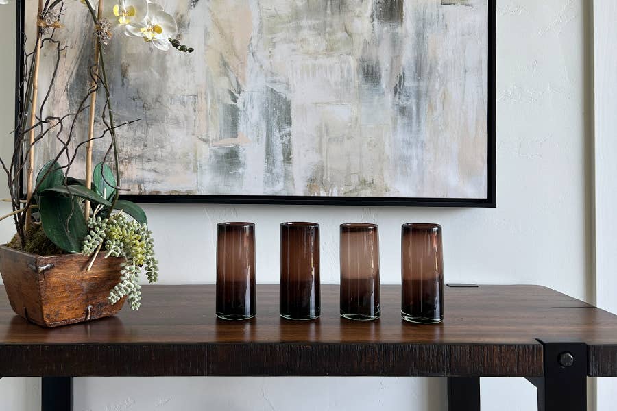 Verve Culture – Copo de coquetel/álcool por atacado – Copos Mexicanos Highball soprados à mão - Tamarindo3