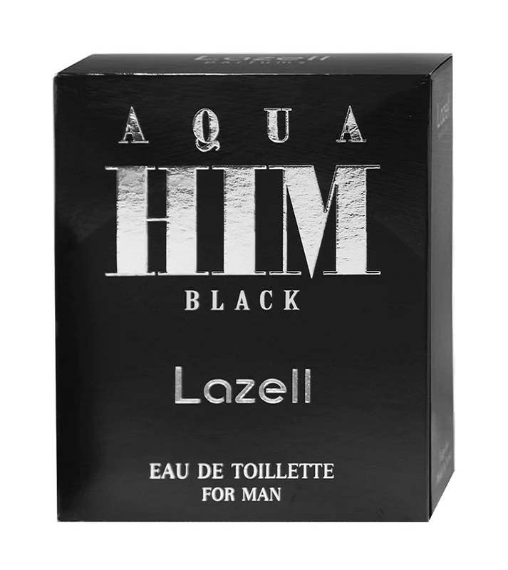 Daspar - Vendita all'ingrosso Profumi/Eau de toilette - LAZELL AQUA HIM BLACK EDT DA UOMO 100 ML 3.4 OZ Profumo4