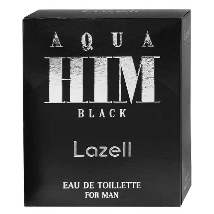Daspar - Vendita all'ingrosso Profumi/Eau de toilette - LAZELL AQUA HIM BLACK EDT DA UOMO 100 ML 3.4 OZ Profumo4
