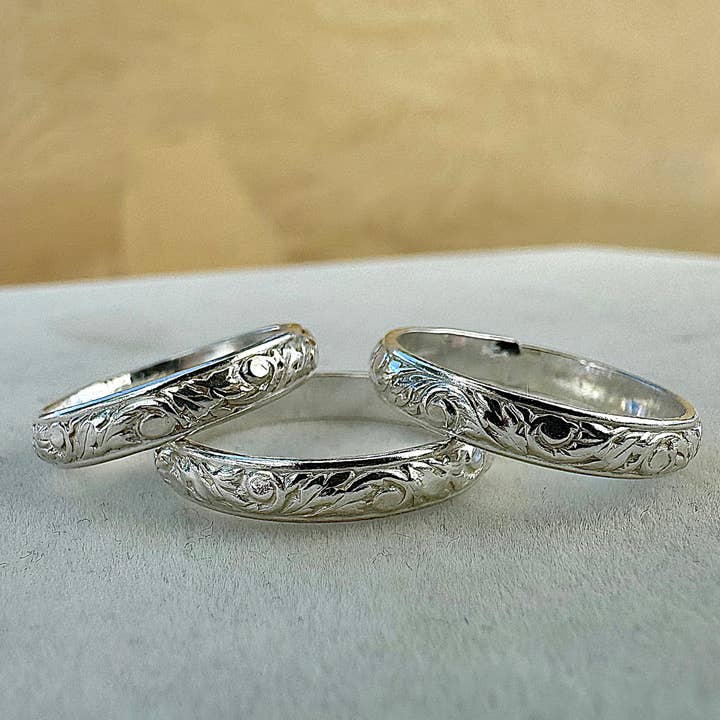 Breezi Mae - Wholesale Band/Stacked Ring - Vintage Stacker Band Ring0