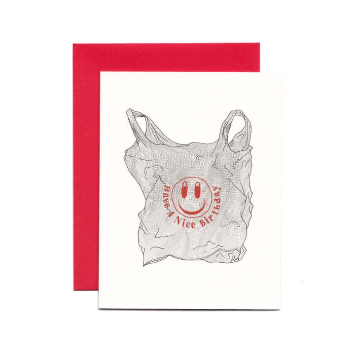 “Have a Nice Birthday” Takeout Bag Card for wholesale by Nowhere In Paradise