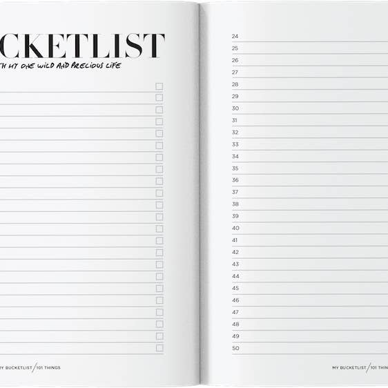 Axel & Ash - Wholesale Journal/diary - My Bucket List8