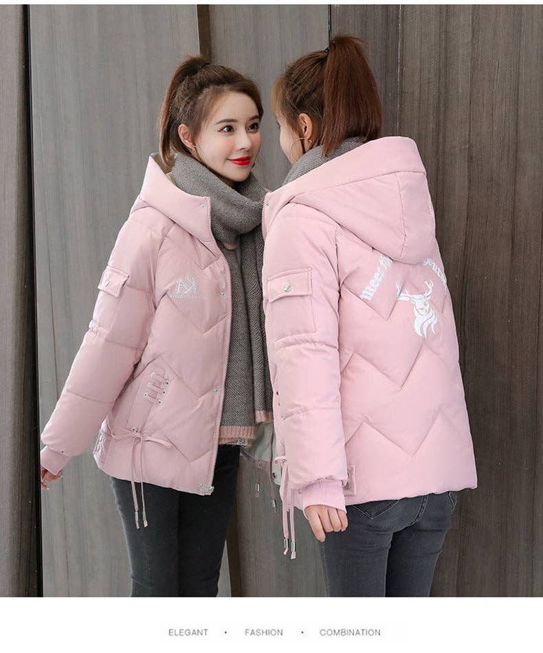 Marayn - Wholesale Puffer Jacket - Women's - Chic 2025 Winter Puffer Jacket Korean Style Warm Loose #238