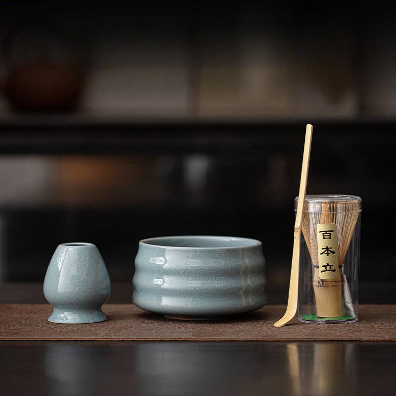 Gohobi （We cover U.S. import duties） - Wholesale Tea Set - Gohobi Ceramic Matcha Set 0502