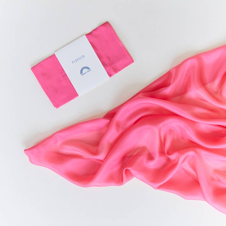 Sarah’s Silks - Wholesale Toy Set - Kids - Playsilks - Open-Ended 100% Silk, Natural Waldorf Toys