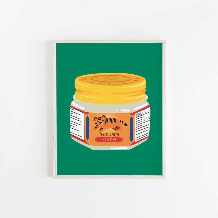 Impression d'art Baume du Tigre pour la vente par Happy Little Paper Co