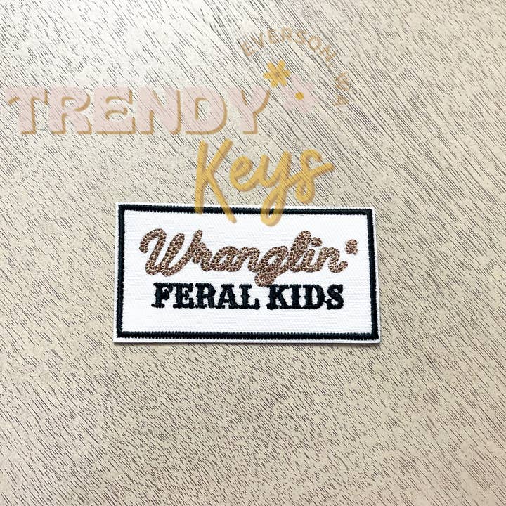 TrendyKeys - Venta al por mayor Parches - Parche bordado para niños de Wranglin Feral