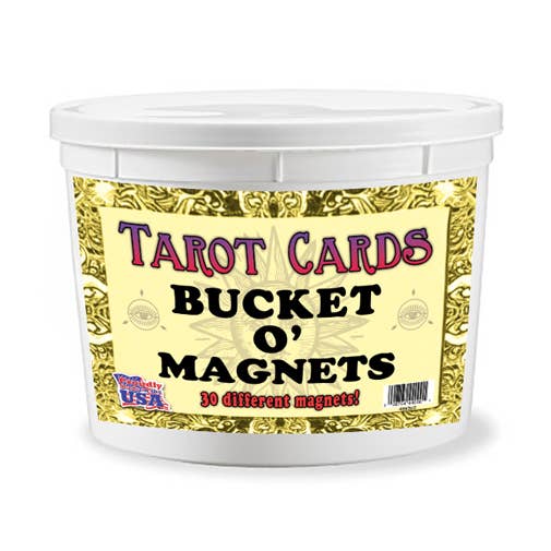 Tarotkort Hink med magneter - högvinst kylskåpsmagneter! för wholesale av SJT Enterprises, Inc.