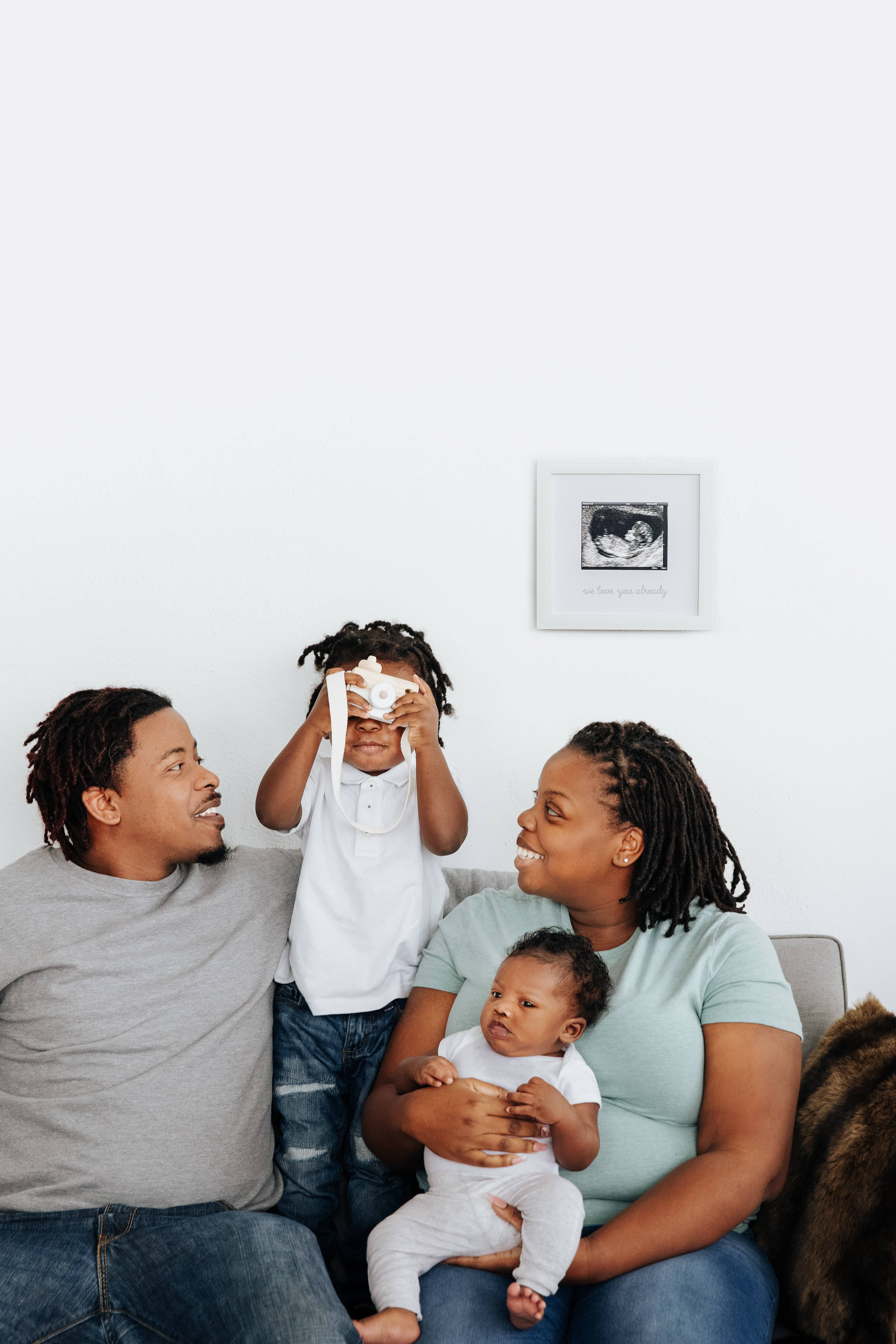 Kate & Milo - Wholesale Picture Frame - Kids & Baby - We Love You Already Sonogram Frame, White3