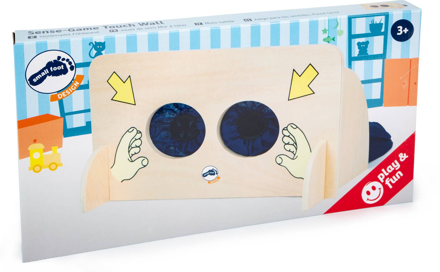 small foot - Wholesale Wood Toy - Kids - Sense-Game Touch Wall2