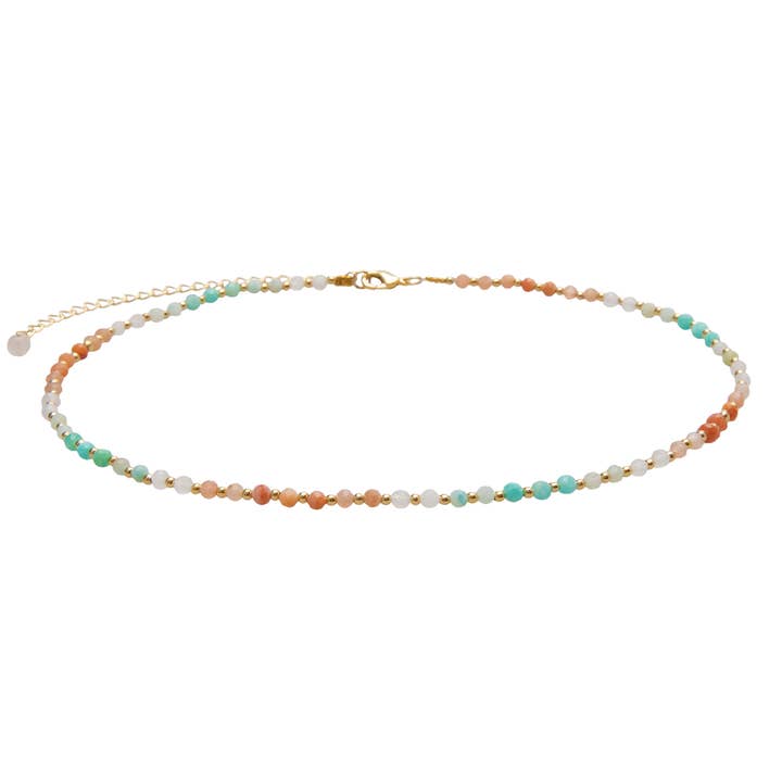 Lotus and Luna - Wholesale Beaded/Pearl Necklace - Positive Energy 3mm Healing Necklace4