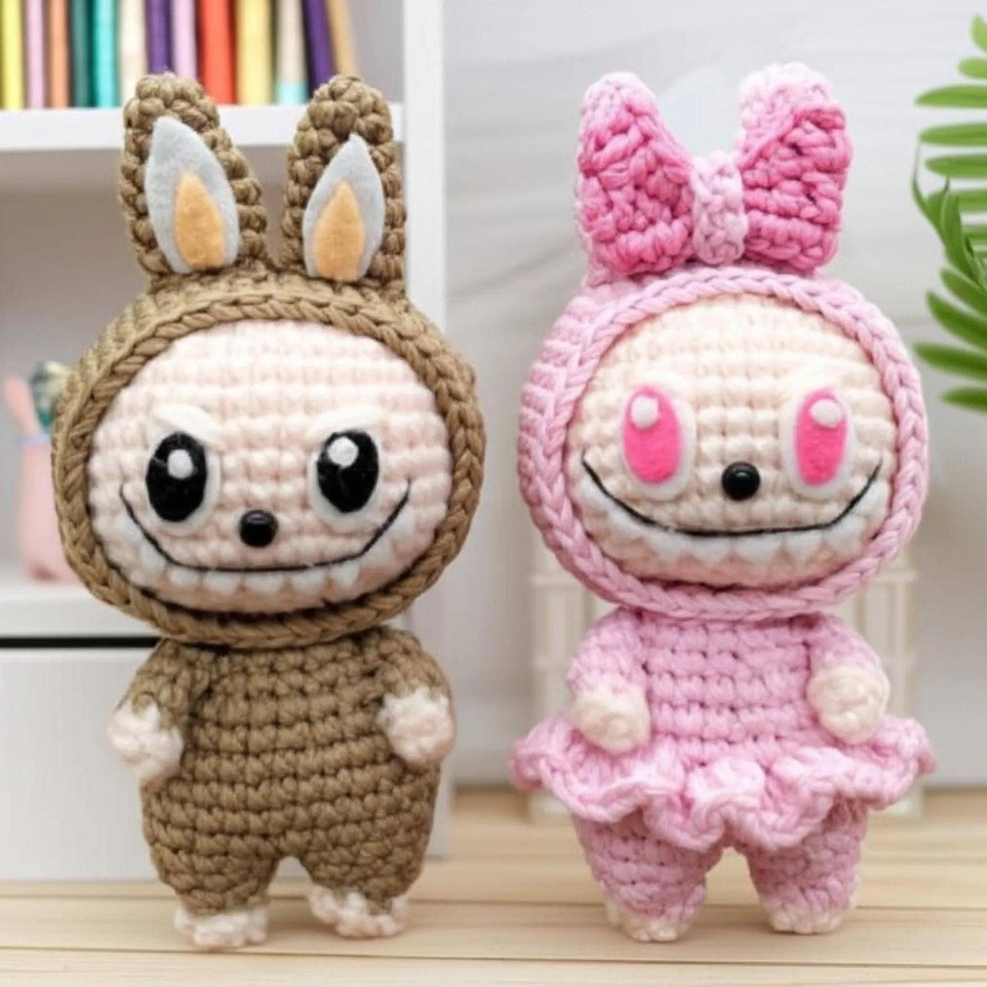 TOMOPOD LLC - Wholesale Stuffed/Plush Toy - Kids & Baby - Funny Labubu Crochet, Amigurumi Labubu Doll, Cute Doll Gift2