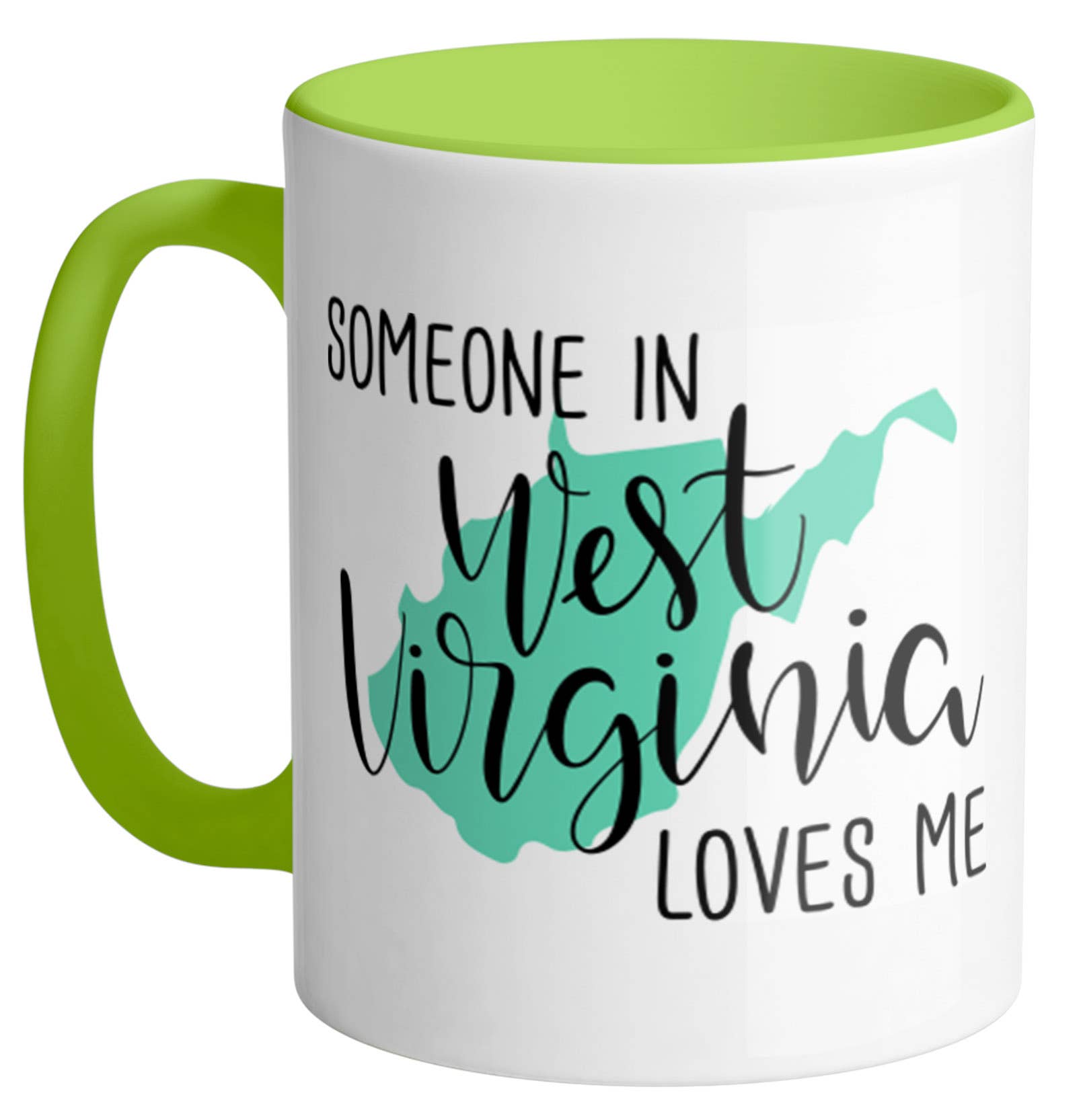Lucky Luna Apparel - Wholesale Coffee Mug - Someone In West Virginia Loves Me Ceramic Mug8