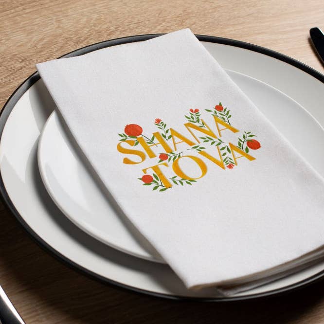 Shana Tova Vines - Printed Guest Towel for wholesale by Altoonastore