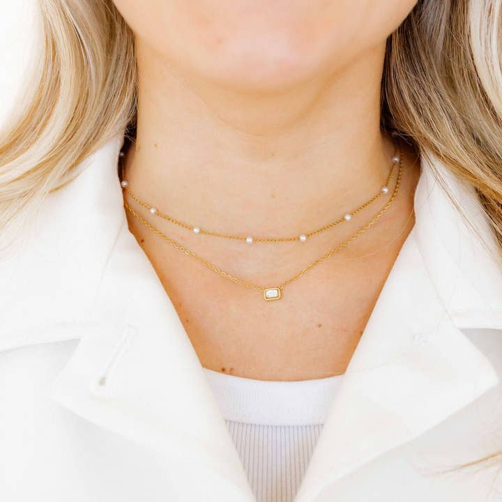 LINNY CO - Wholesale Pendant/Charm Necklace - Necklace - Dabney Pearl16